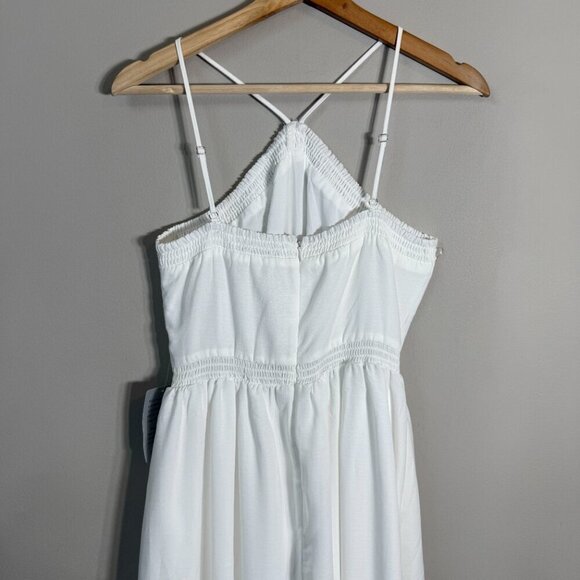 Petal + Pup Madi Maxi Dress Womens Small White Sleeveless Cut Out Flowy Boho NWT - Picture 11 of 15